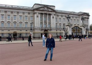 Christina vid Buckingham Palace