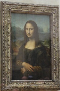 Mona Lisa inne på Louvren