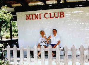 Pappa och jag på Mini Club 1988