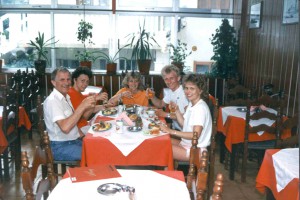 Middag på restaurang Maxim 1988