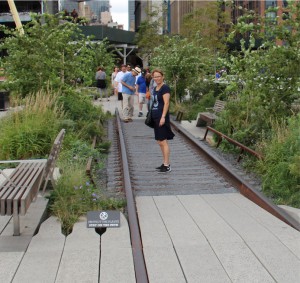 Christina på High Line