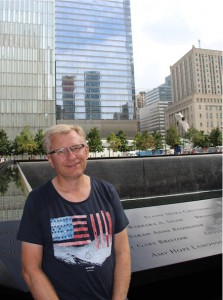 Glenn vid WTC Memorial