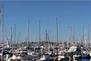 En del av San Diegos marina