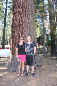 Christina och Kevin i Yosemite National Park