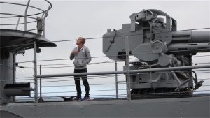 Michael på USS Pampanito