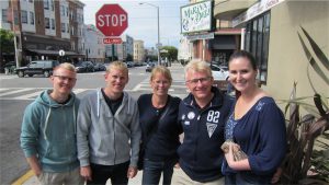 2016-08-27_03 Kevin, Michael, Christina, Glenn och Annalisa, en trevlig stund tillsammans